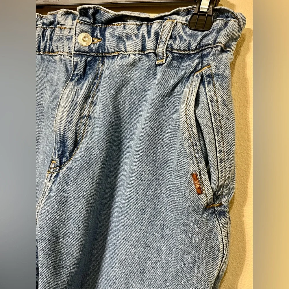 ZARA Paperbag High Waist Jeans - Picture 7 of 11